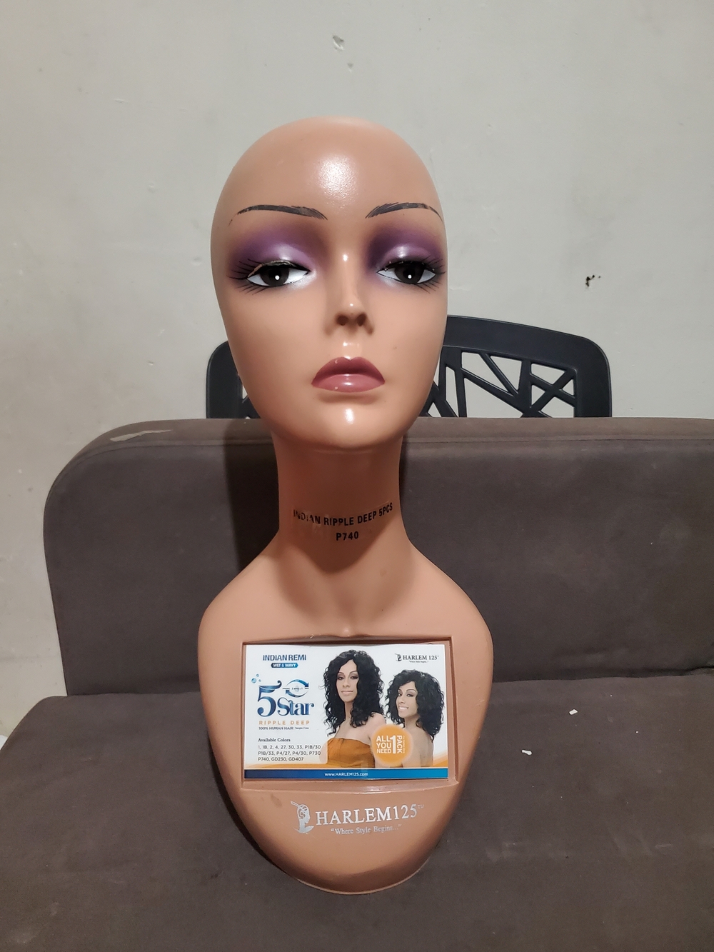Nude Display Mannequin Head for Wig Styling - Nude